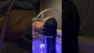 This Japanese head spa is amazing!! ‍️‍️ curly hair girl trying head spas series