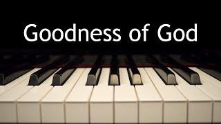 Goodness of God - piano instrumental cover with lyrics