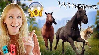 NIEUW PAARDENSPEL TESTEN!  MIJN PAARD IS SUPER BOOS! - Whisper #1 | Daphne draaft door