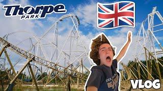 Riding the UK’s TALLEST & FASTEST Roller Coaster?! Thorpe Park - Chertsey, England | VLOG [7/30/24]