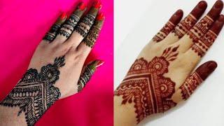 Beautiful flower bracelet Mehndi design || bracelet henna jewellery design || flower henna design