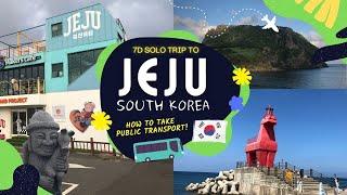 [KoreaTravelGuide] 7D Solo Trip to Jeju Island: Explore Jeju by Public Buses . What is T-Money Card?