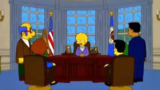 Lisa Simpson calls Donald Trump Presidency, Increased Debt