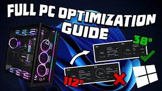 (30+ FPS BOOST) Full PC Optimization Guide 2025 | Windows 11