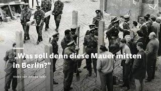 Bau der Berliner Mauer - August 1961