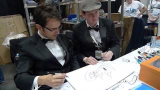 Drawing booth in NY Comic Con Javits Center 2012