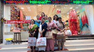 পরশমণি শাড়ীজের  শপে এলো গ্রুপের সুন্দরী আপুরা - Poroshmoni Saree