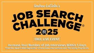 Andrew LaCivita's Live 5-Day Job Search Challenge®   Day 1: Learn the Challenge!