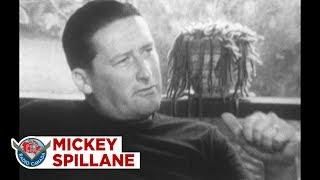 Mickey Spillane talks Mike Hammer, his writing process, and wealth, 1962