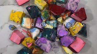 PowderDream Dyed Chunks of Gym Chalk| Bursting with Color| So Satisfying