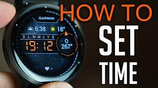 How to Set Time on Garmin Venu 3