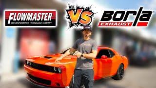 BEST EXHAUST FOR Challenger R/T | Flowmaster VS Borla VS Muffler delete