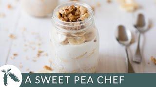 Banana Nut Overnight Oats With Walnuts | A Sweet Pea Chef