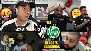 REAÇÕES dos VASCAÍNOS FURIOSOS com o EMPATE - VASCO 1X1 JUVENTUDE [REACT BRASILEIRÃO 2024]