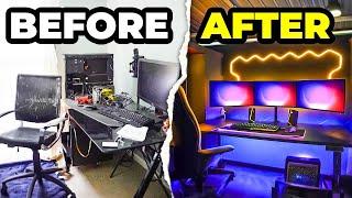 My Friend Had a MESSY Room…So I Built His DREAM Gaming Room!