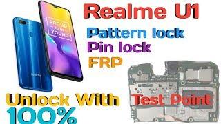 Realme u1 pin pattern frp unlock Miracle Box/ Mrt Dongle with test point offline free