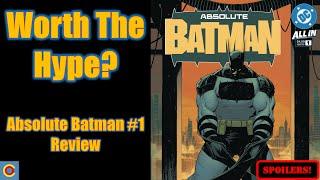 Does Absolute Batman #1 Live Up To The Hype? | Comic Review