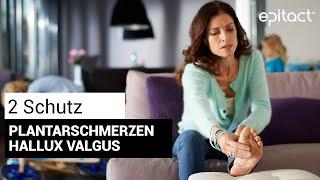 Doppelschutzkissen | Hallux Valgus (Ballenzeh) und Schwiele | spot TV | EPITACT Medical