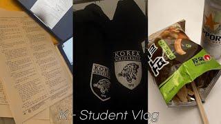 (Sub) Korea University Vlog | College Student | Korean Exchange Student | Exam Period | Engineering