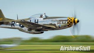 P-51 Mustang Low Flybys! Gathering of Warbirds 2017