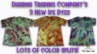 Tie Dye Designs: Dharma Trading Company's New Ice Dyes (Used on Incline Twist Shirts)