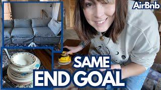 We've Got The SAME End Goal | My Airbnb Project | Crazy Lamp Lady