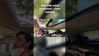 Voice command close sunroof in Hyundai creta | creta sx #creta #bluelink #hyundai #sunroof