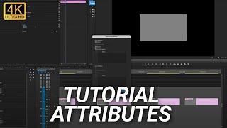 Premiere Pro Tutorial: How you can easily work with Attributes (Short Tip)