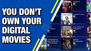 Playstation is DELETING Movies from Digital Collections