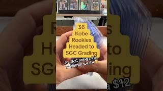 38 kobe bryant ROOKIE cards headed to SGC Grading! #sportscards #kobebryant 