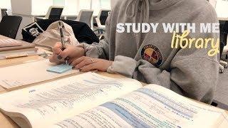 [도서관백색소음 2탄] STUDY WITH ME AT THE LIBRARY | 도서관에서 같이공부해요! (real time) | 수린 suzlnne