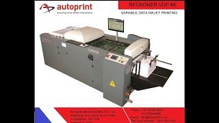 Variable Data Printing||VDP65||Autoprint||Machinery Manufacturer||Coimbatore||India