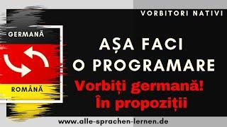 Așa faci o programare | învață germană