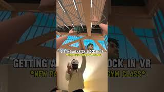 A snatch block to a lob dunk in pajamas !!#gymclassvr
