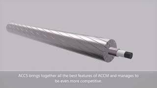 ACCS (Aluminium Conductor Composite Single) - 3D video rendering