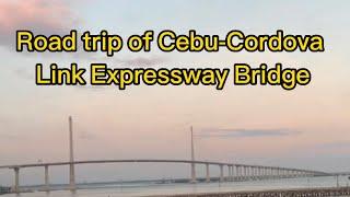 Road Trip in Cebu-Cordova Link Expressway Bridge (CCLEX). Longest Bridge in the Philippines