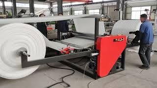 Polyethylene Foam Roll to Sheet Laminating Machine [ How to ] #lamination #laminatingmachine