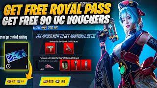 Get Free 90 UC Voucher For A9 Royal Pass | Trick To Get Almost Free Royal Pass | PUBGM