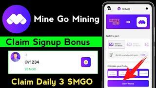 MineGo Network | Claim $MGO Token | Earn Daily 3$ $MGO Token | Claim Your Signup MGO Token 