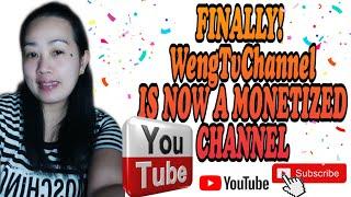 FINALLY! WENG TV CHANNEL IS NOW A MONETIZED CHANNEL