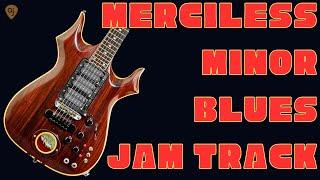 Merciless Minor Blues Jam | Guitar Backing Track (E Minor)