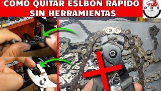 3 FORMAS  como quitar el eslabon rapido  SIN HERRAMIENTAS |PHX BIKING