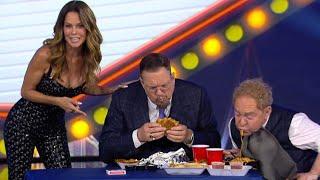 Penn and Teller eat their way through a card trick (S10 E16)