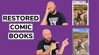 RESTORED COMIC BOOKS ARE WORTHLESS