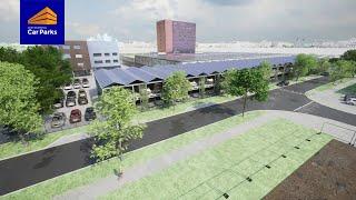 Parkeerdek TBI Amersfoort voorzien van dak met zonnepanelen | Continental Car Parks