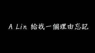 A Lin 給我一個理由忘記 歌詞