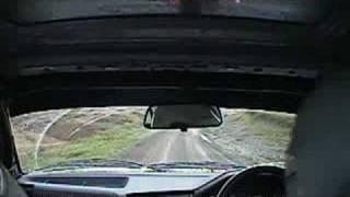 DV500 dogcam rally car video with sound from Peltor