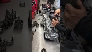 Working hard on cylinder heads #percisioncut #seats #remanufactured #cnc #cylinderhead #banda #yolo