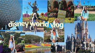 DISNEY WORLD VLOG *epcot + magic kingdom*