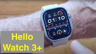 Vwar Hello Watch 3+ Apple Watch Ultra Shaped AMOLED Always-On Compass Smartwatch: Unbox and 1st Look